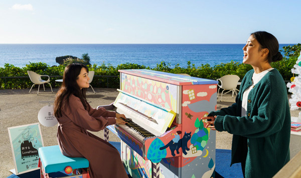 [Photo] Travelling LovePiano collaboration event with Hoshino Resorts Inc.