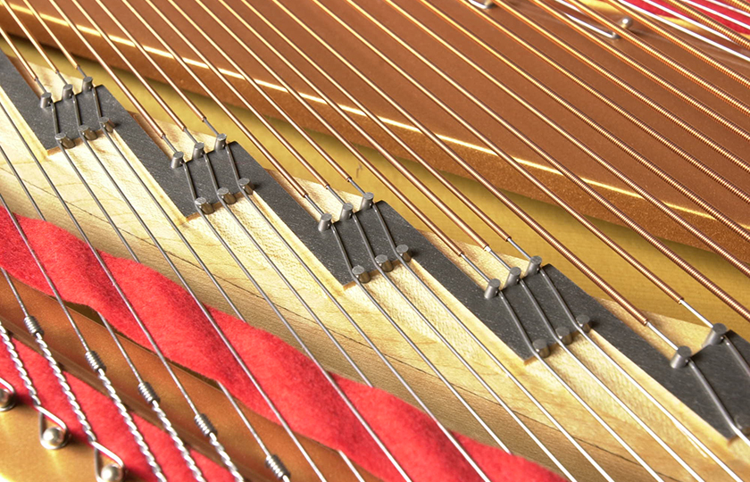 The Structure of the Piano:Design of the Strings Enriches the Sound -  Musical Instrument Guide - Yamaha Corporation