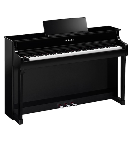 CLP-835 piano in Polished Ebony color