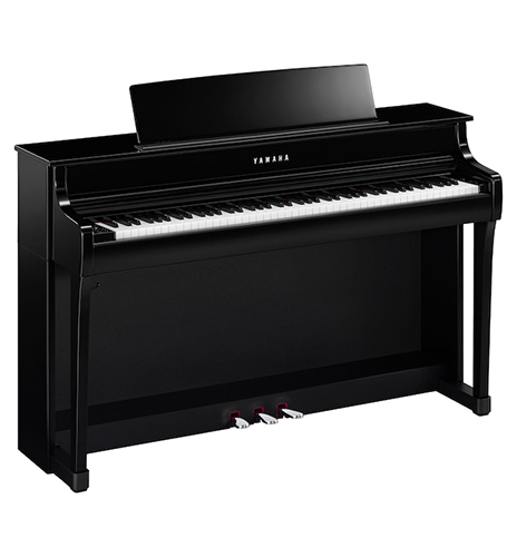 CLP-845 piano in Polished Ebony color