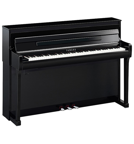 CLP-885 piano in Polished Ebony color