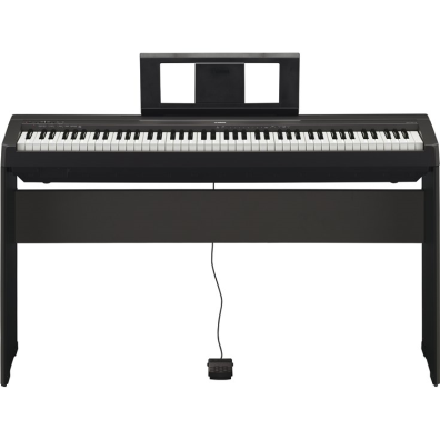 Pied pour piano numérique Yamaha P145b, couleur noir.