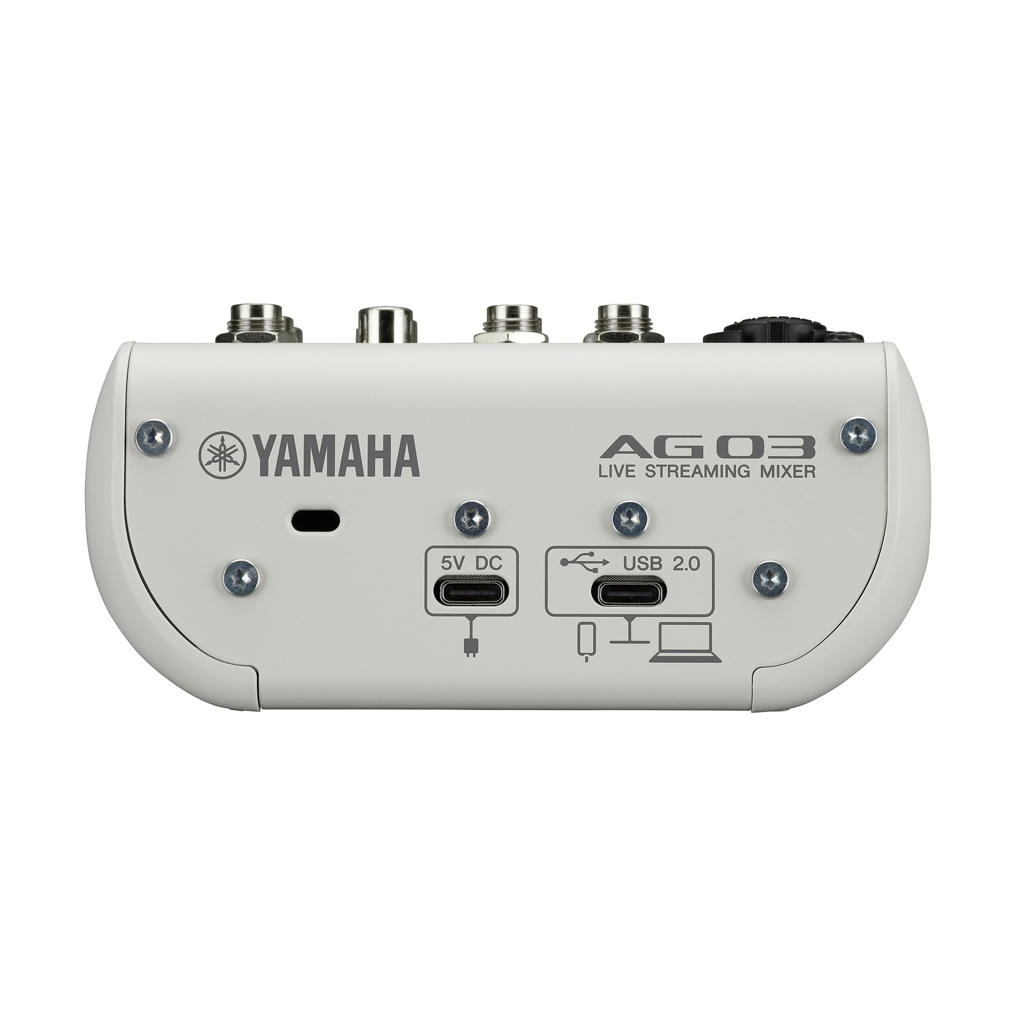 YAMAHA  AG03 MK2　ホワイト接続インタフェイスUSB端子