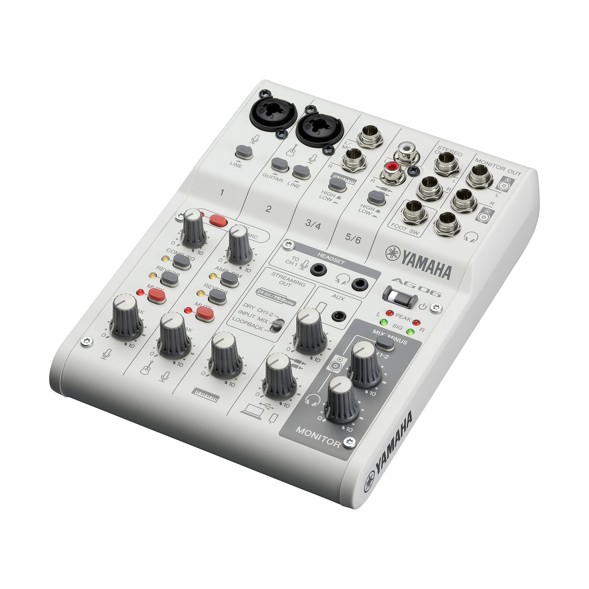 Mini Stereo 6 Channel Mixer, Mixer Audio Professional, Multi-channel Mixer